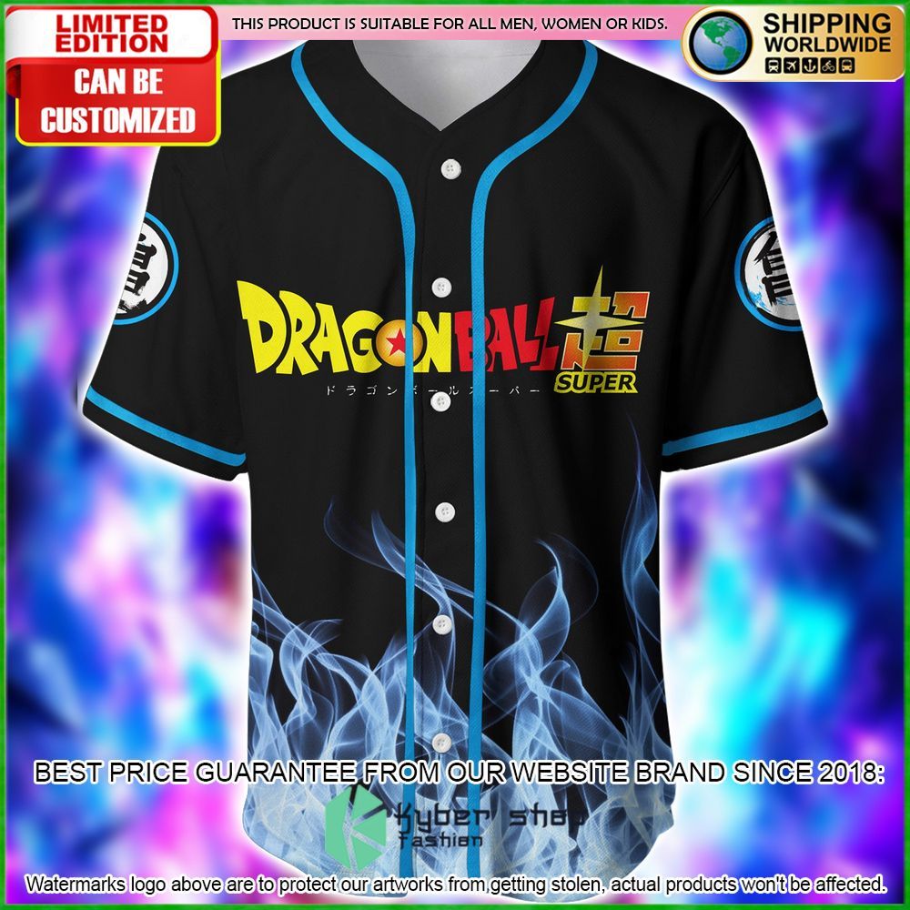 super songoku dragon ball custom name baseball jersey limited edition 1wzw0