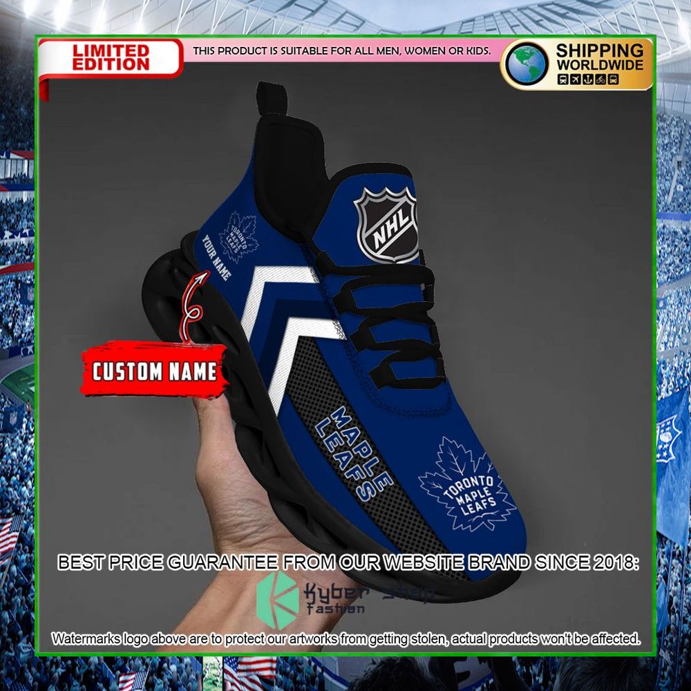 toronto maple leafs custom name clunky max soul shoes limited edition e5hdy