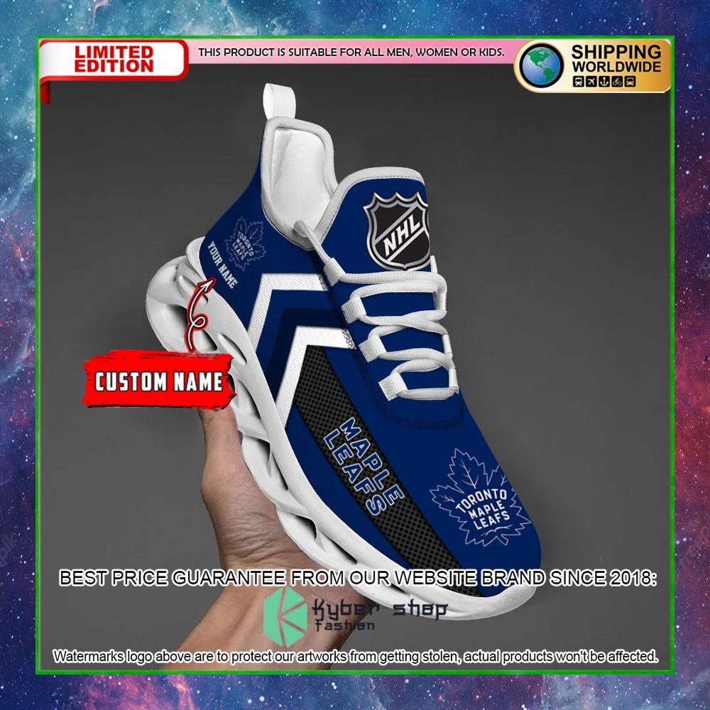 toronto maple leafs custom name clunky max soul shoes limited edition fps7f
