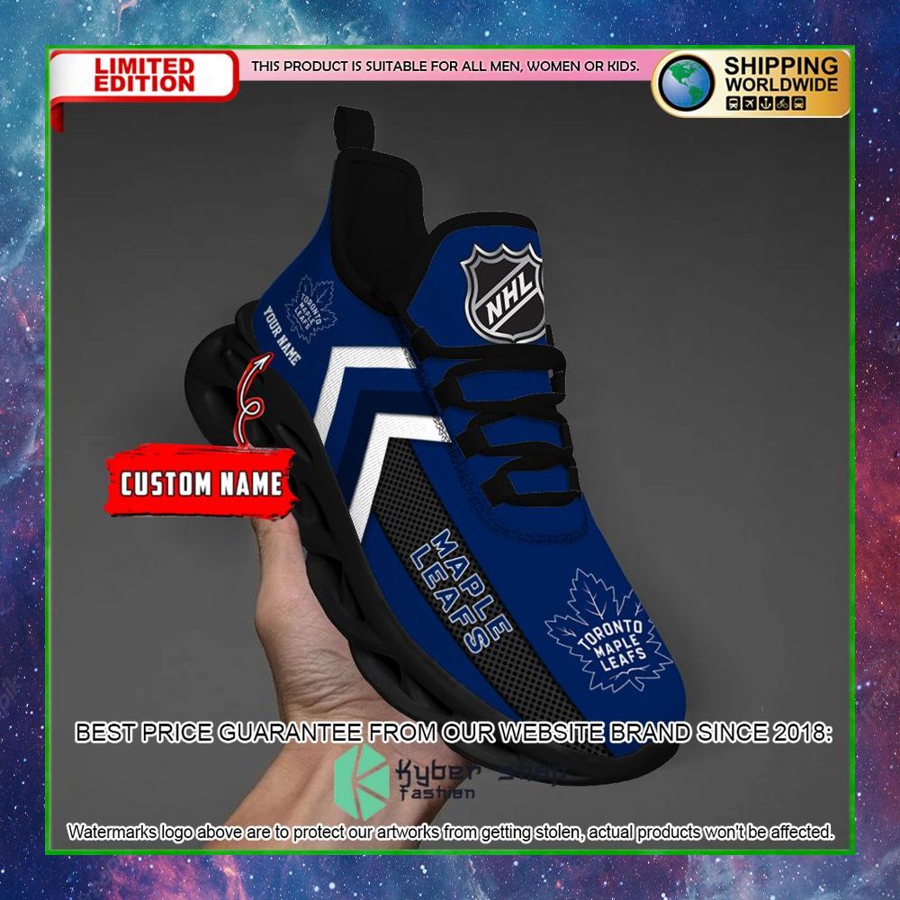 toronto maple leafs custom name clunky max soul shoes limited edition hiqh2