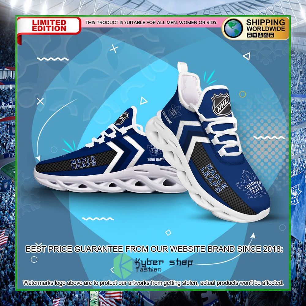 toronto maple leafs custom name clunky max soul shoes limited edition qw89f