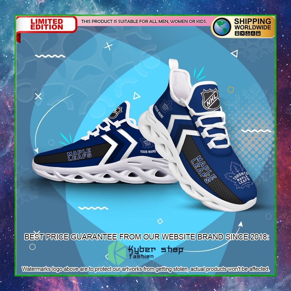 toronto maple leafs custom name clunky max soul shoes limited edition