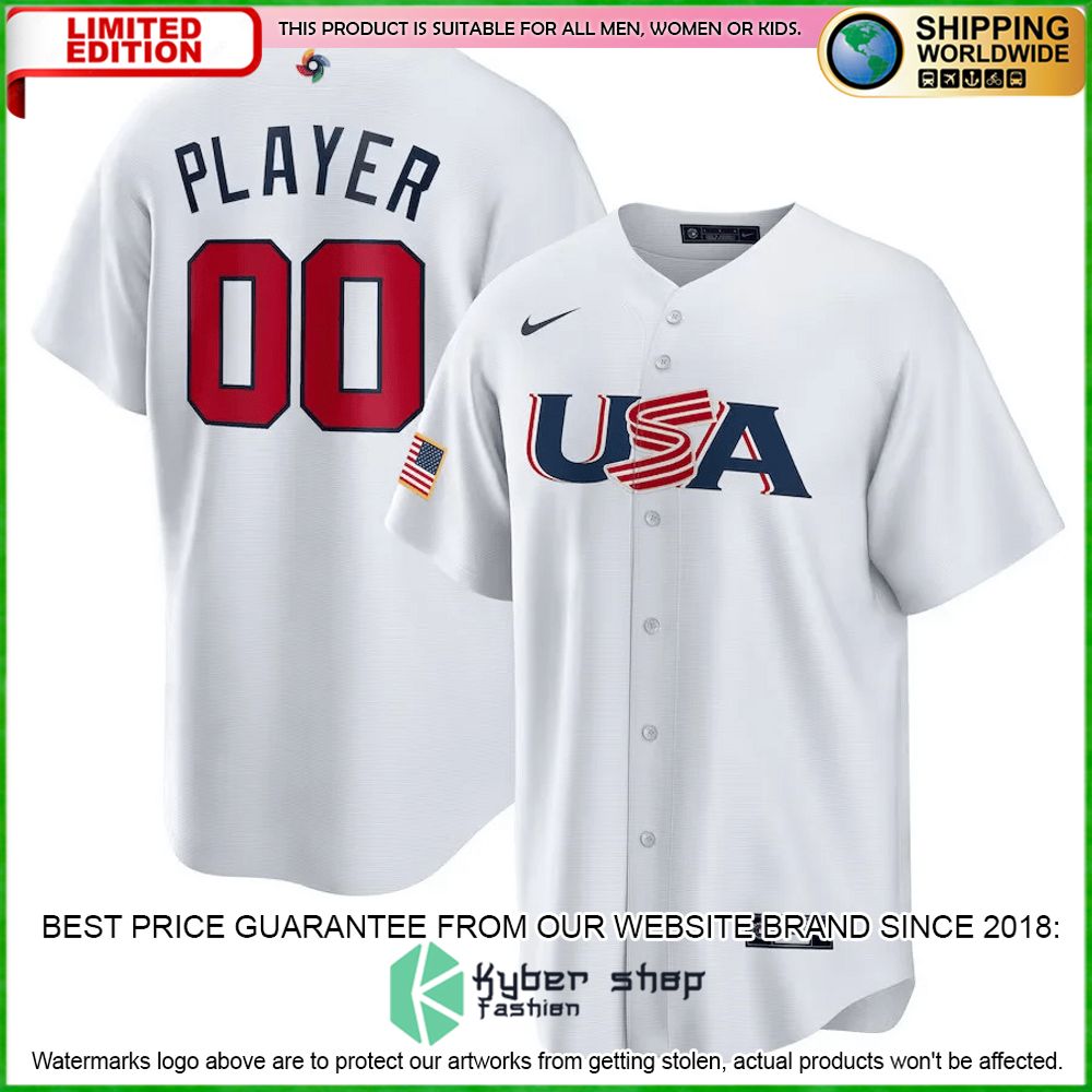 usa personalized white baseball jersey limited edition mzy2h