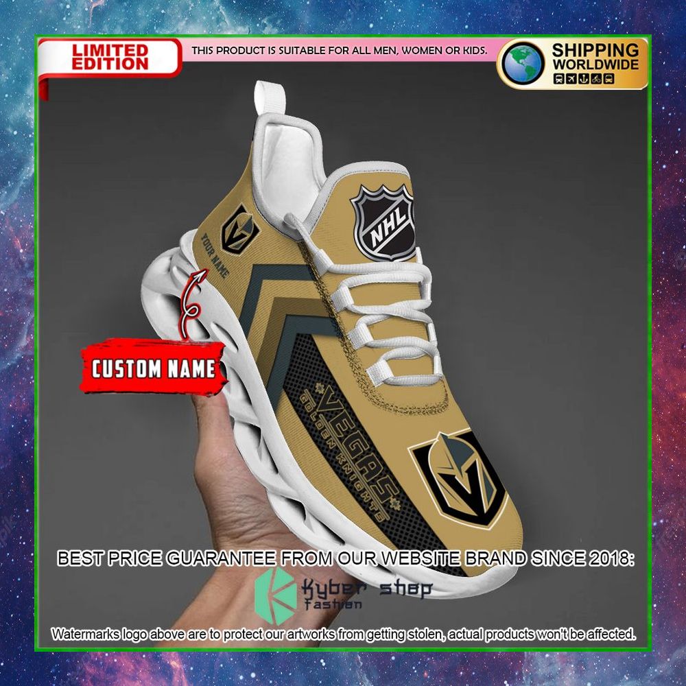 vegas golden knights custom name clunky max soul shoes limited edition