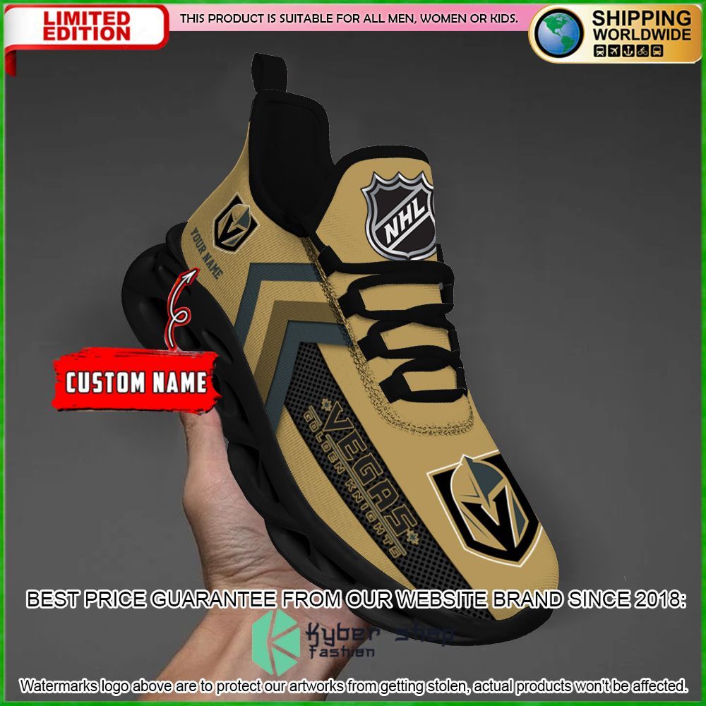 vegas golden knights custom name clunky max soul shoes limited edition 6qvn6