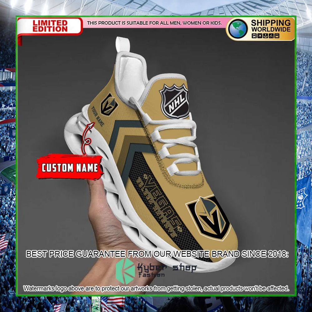 vegas golden knights custom name clunky max soul shoes limited edition fmc3k