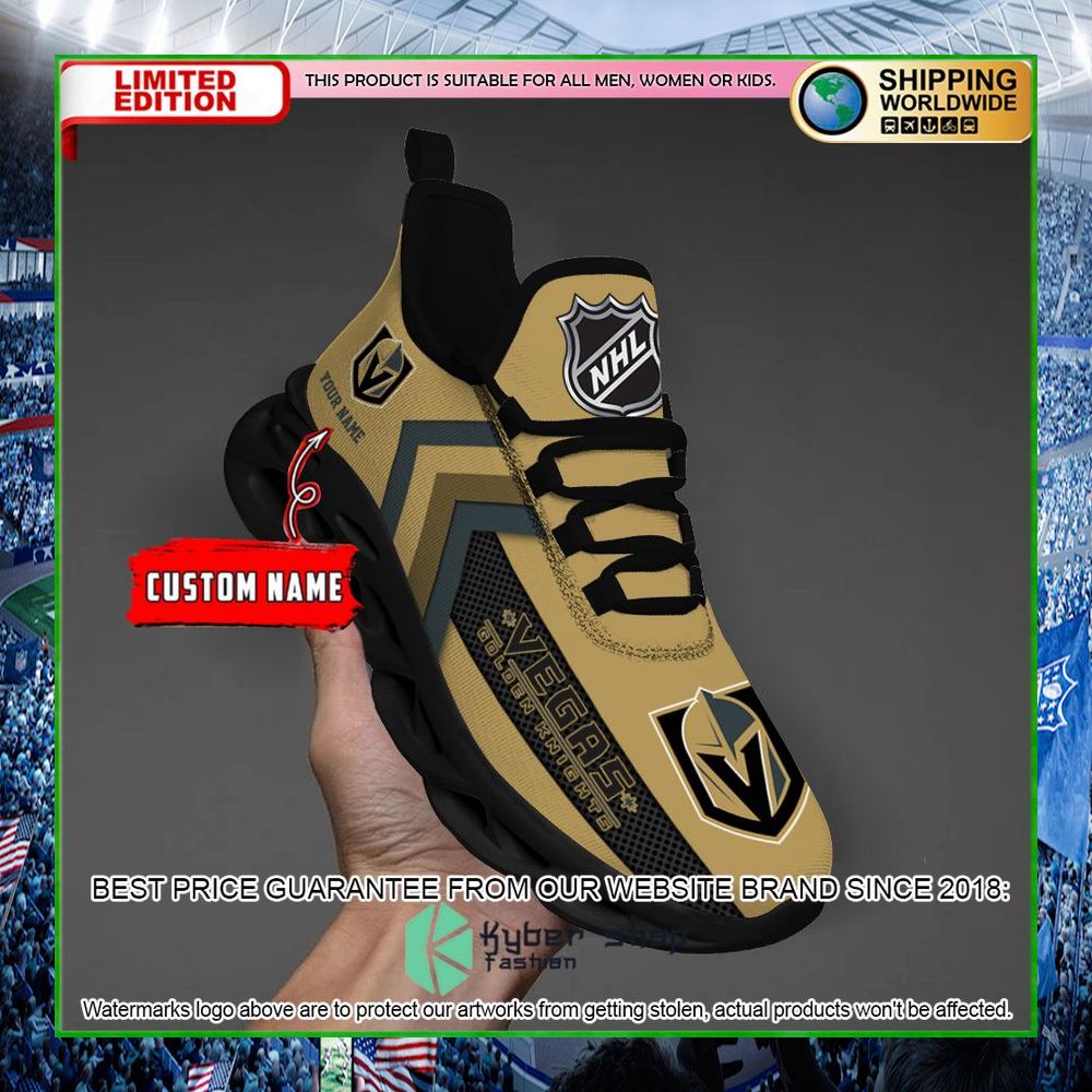 vegas golden knights custom name clunky max soul shoes limited edition peoo3
