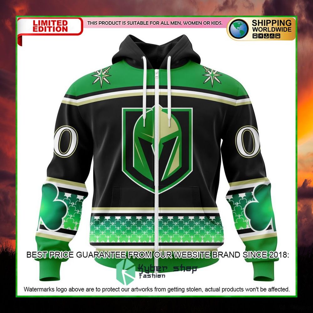 vegas golden knights st patricks day personalized hoodie shirt limited edition izwlg