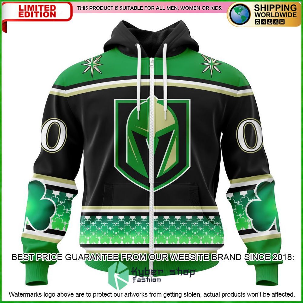 vegas golden knights st patricks day personalized hoodie shirt limited edition oltnn