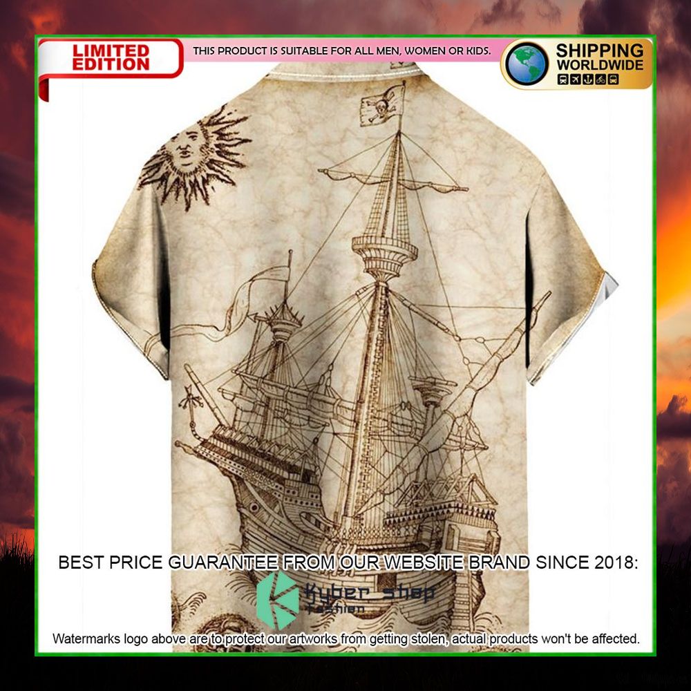 vintage navy map hawaiian shirt limited edition mjjqt