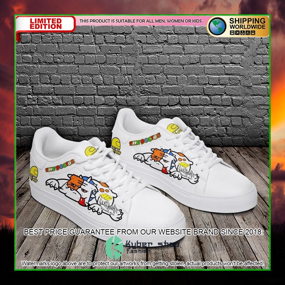 vr46 doctor valentino rossi stan smith low top shoes limited edition cjdjh