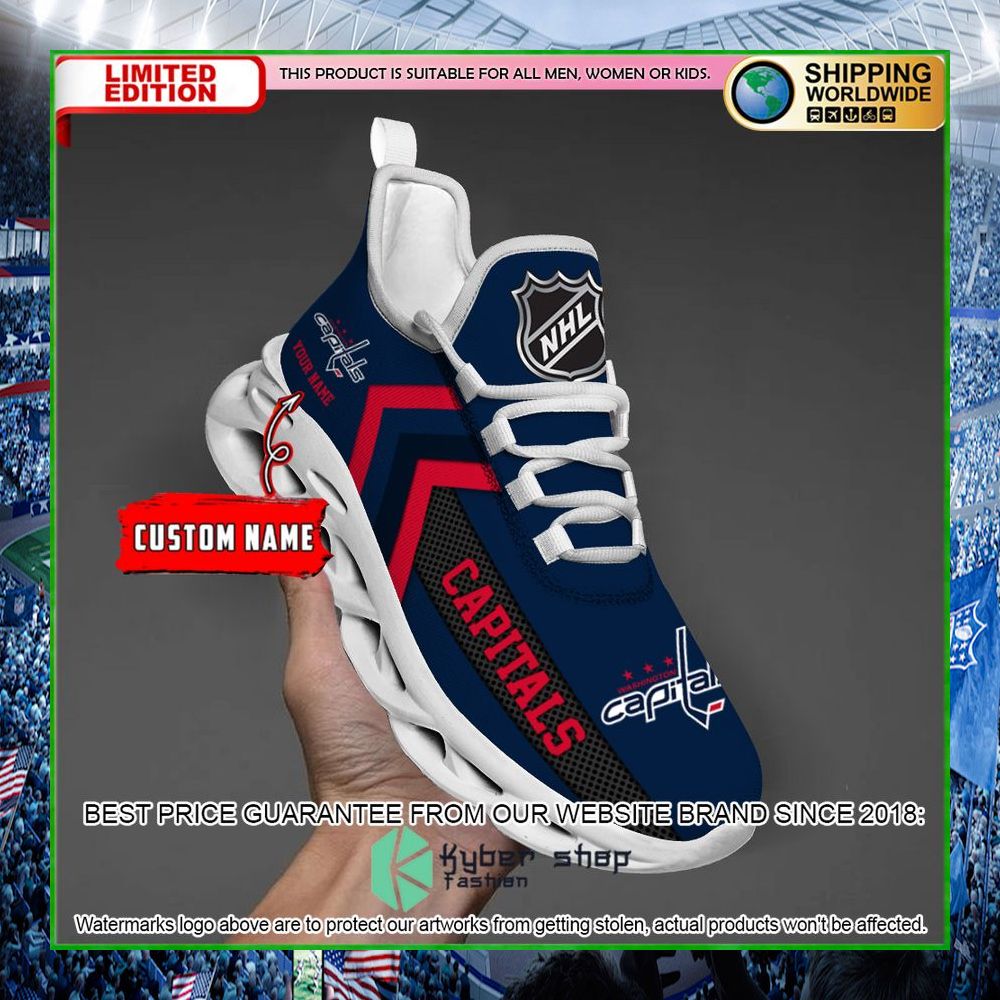 washington capitals custom name clunky max soul shoes limited edition