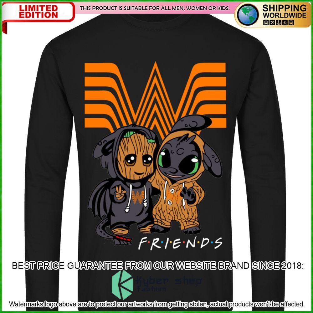 whataburger baby groot stitch friends hoodie shirt limited edition 78fd0