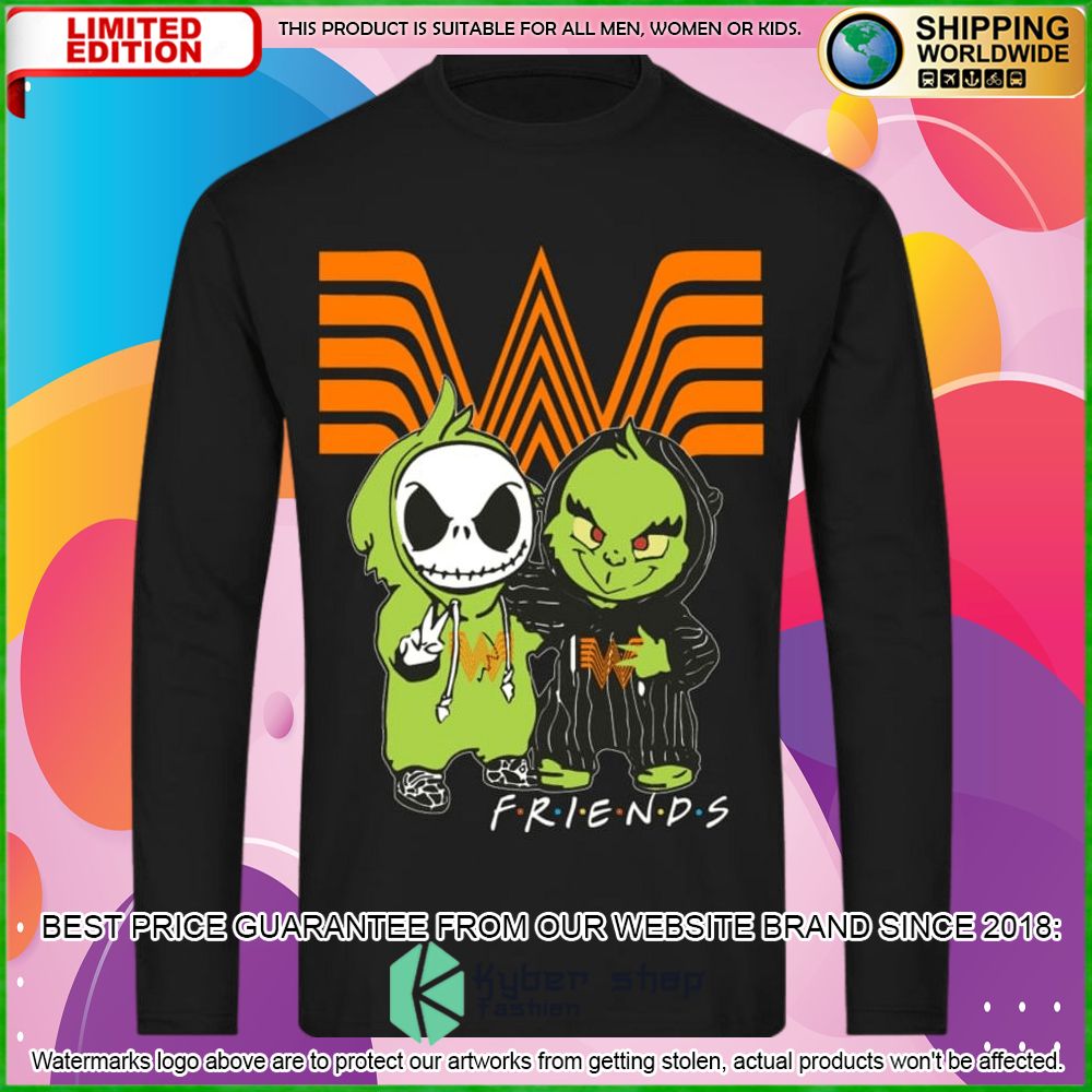 whataburger jack skelltington grinch friends hoodie shirt limited edition vipp5