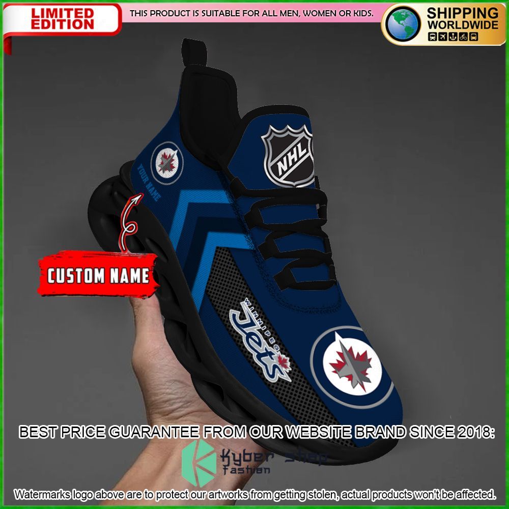 winnipeg jets custom name clunky max soul shoes limited edition m89o7
