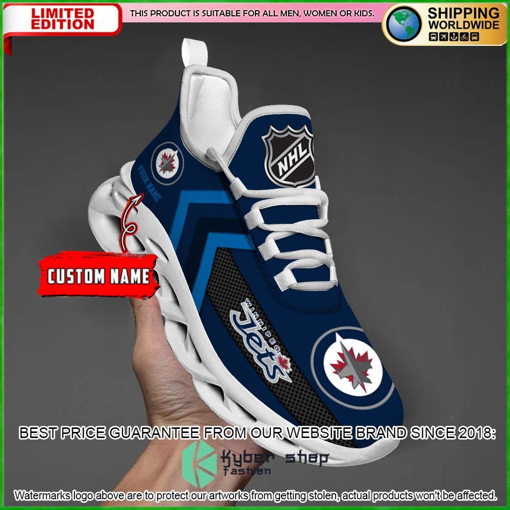winnipeg jets custom name clunky max soul shoes limited edition pqcud