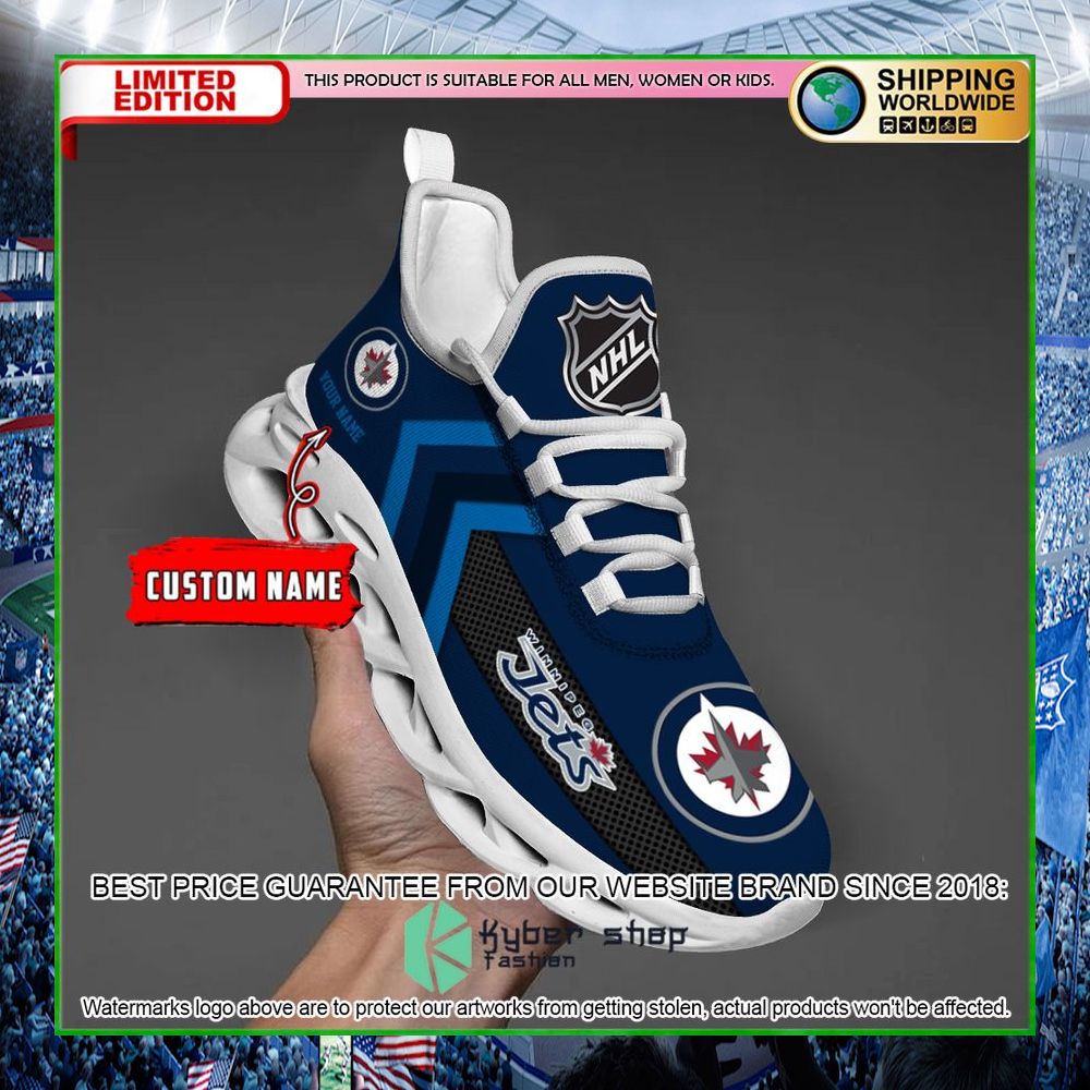 winnipeg jets custom name clunky max soul shoes limited edition qrbj4