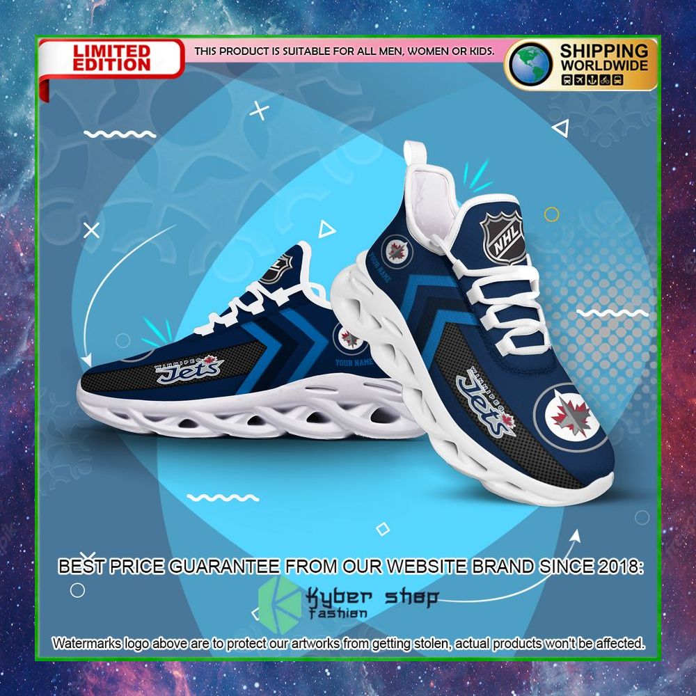 winnipeg jets custom name clunky max soul shoes limited edition rrlst