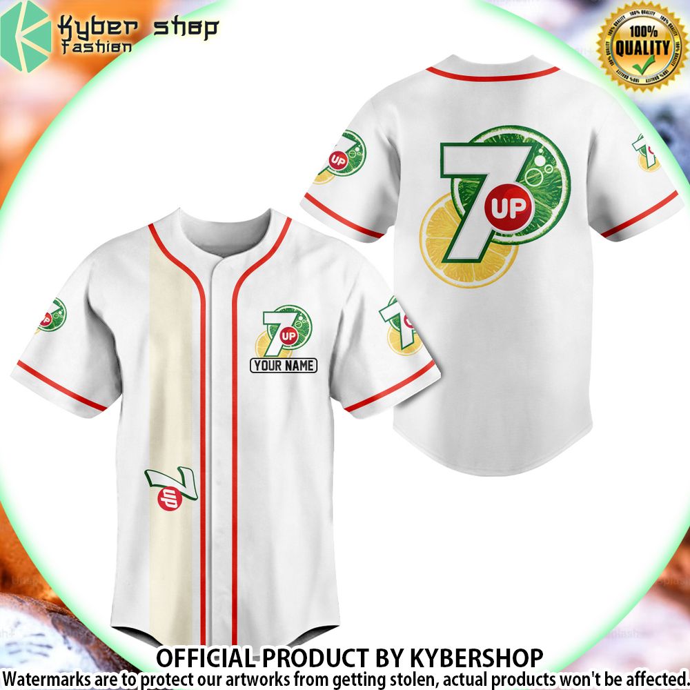 7up custom baseball jersey limited edition aemgy