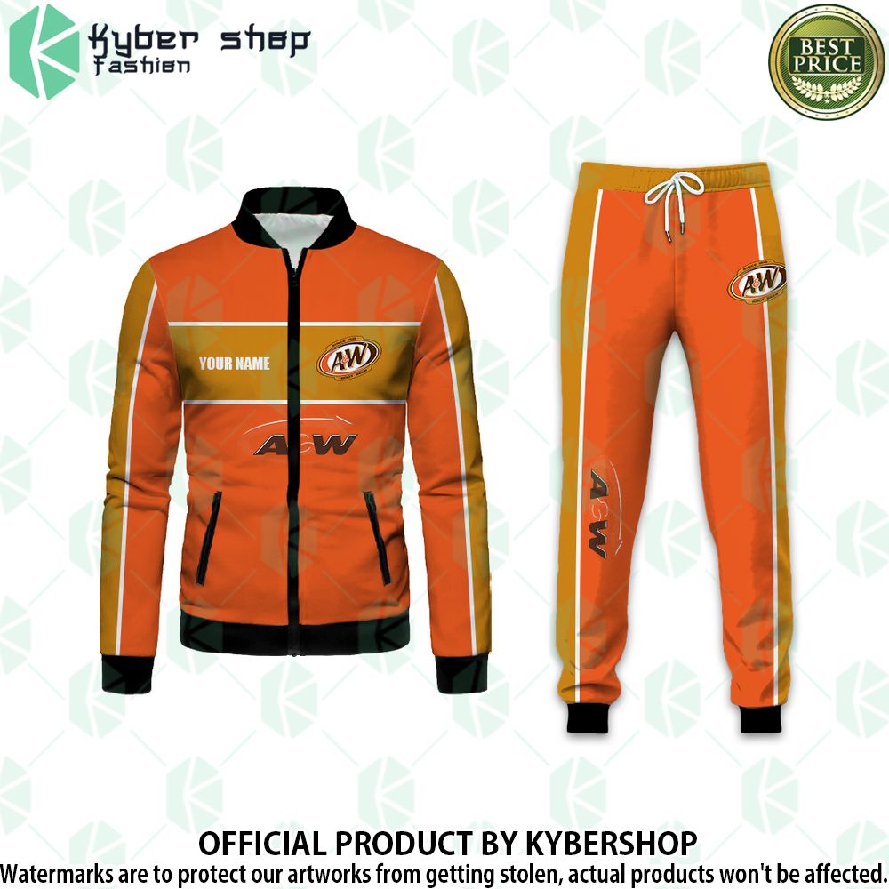 A&W Root Beer Custom Tracksuit Jacket Pant - LIMITED EDITION