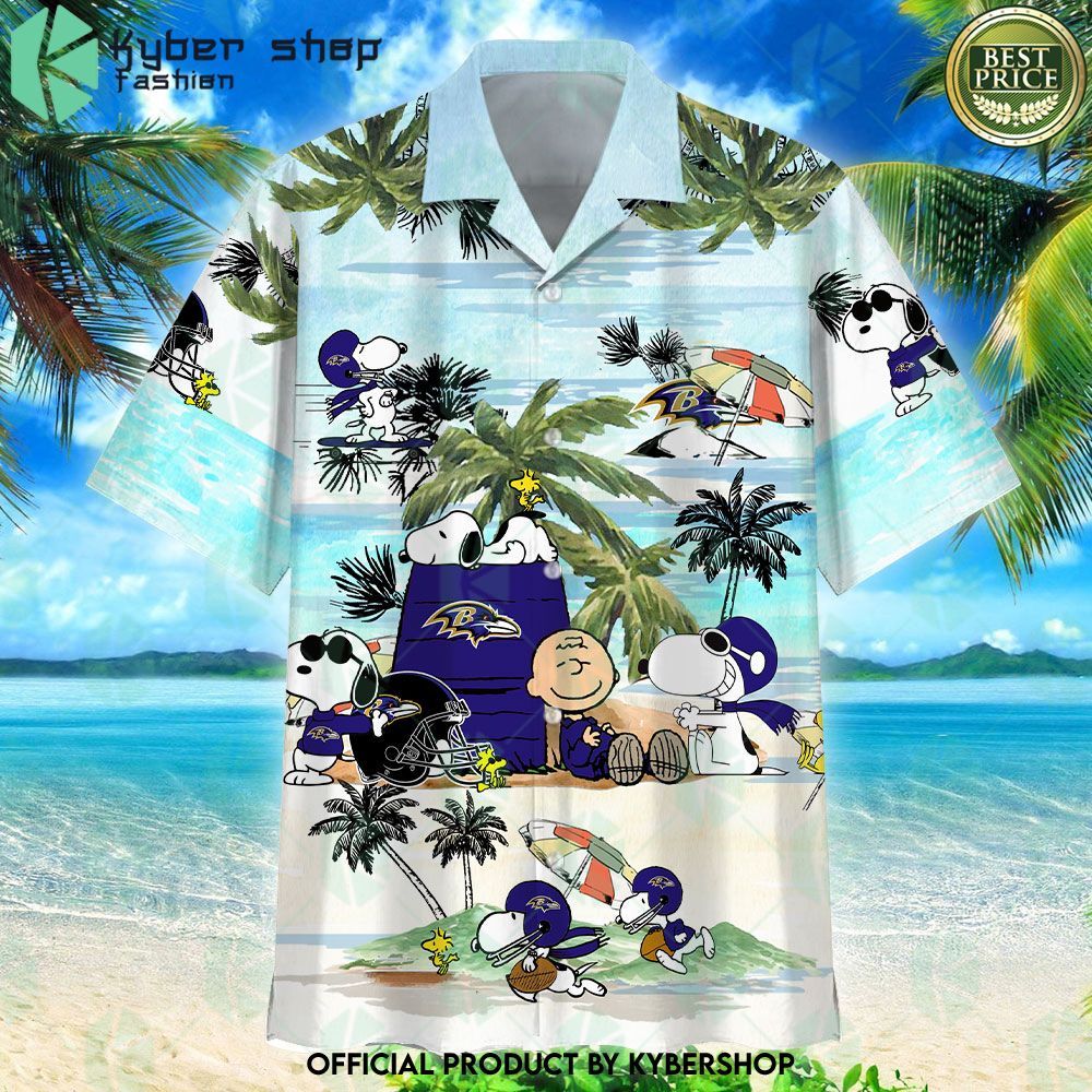 baltimore ravens snoopy hawaiian shirt limited edition
