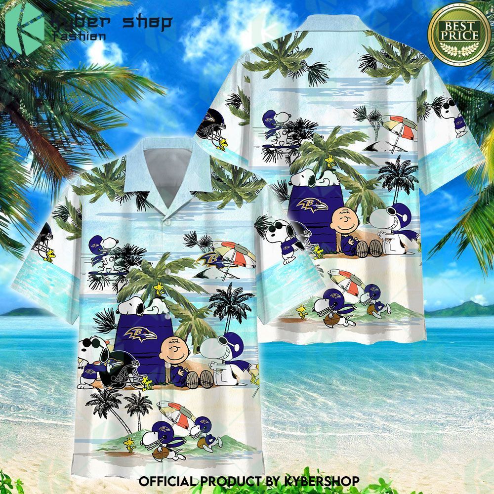 baltimore ravens snoopy hawaiian shirt limited edition ymhom