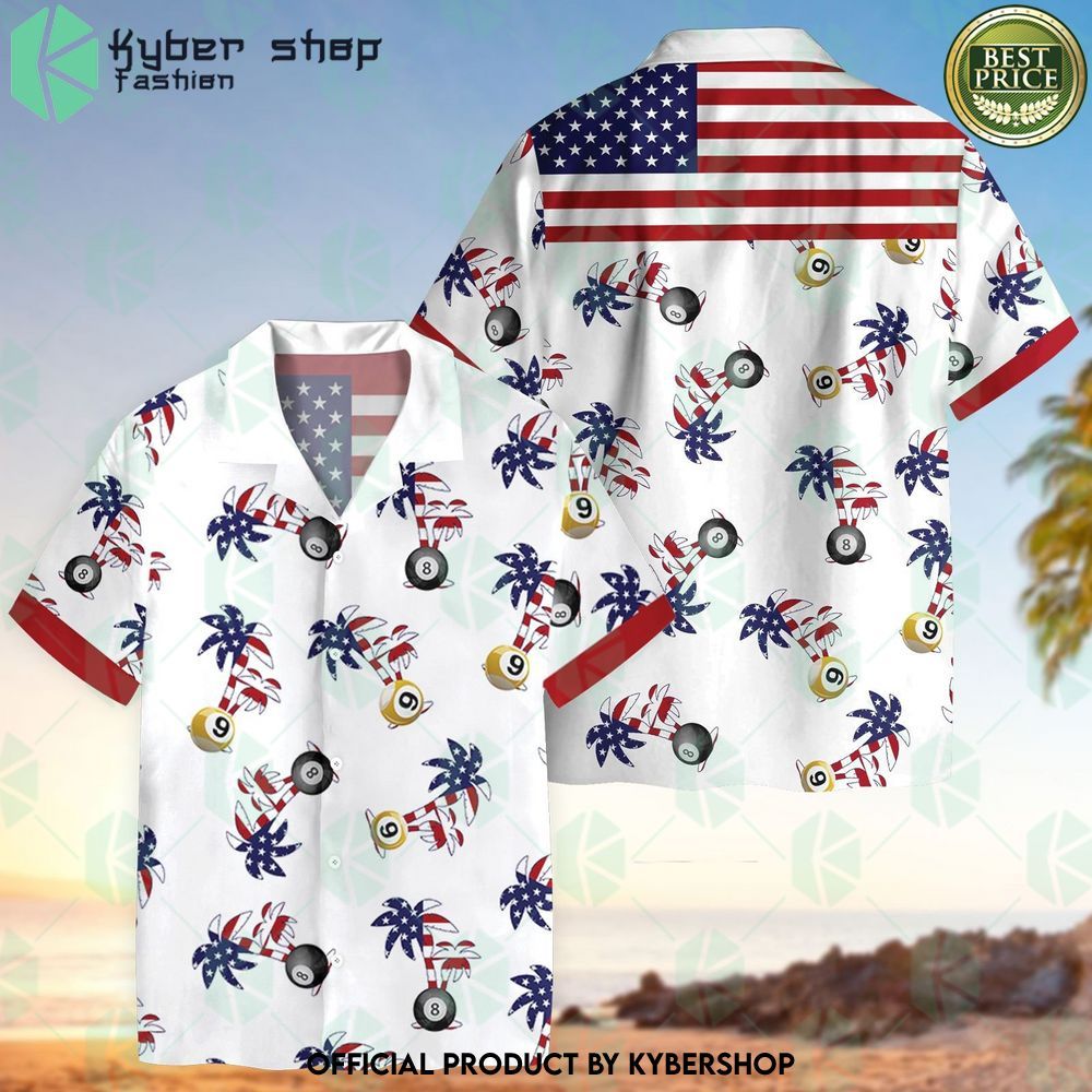 Billiards Palm Tree Hawaiian Shirt - LIMITED EDITION