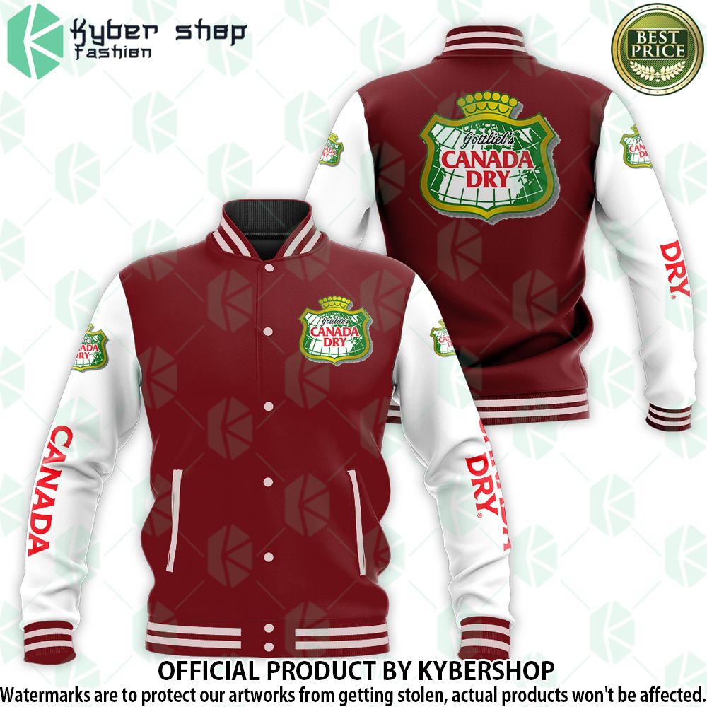 canada dry ginger ale baseball jacket limited edition