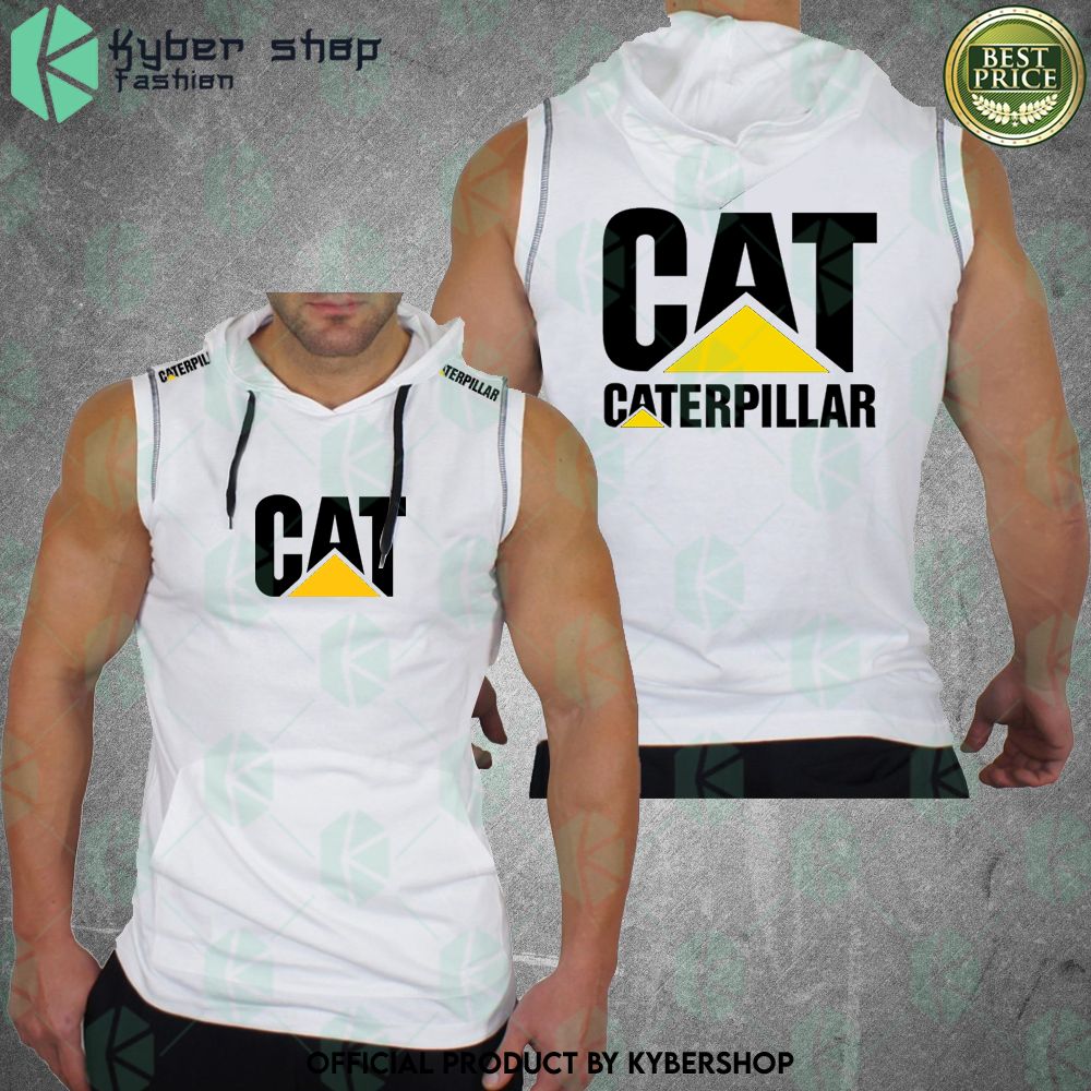 caterpillar sleeveless hoodie limited edition 6tybp