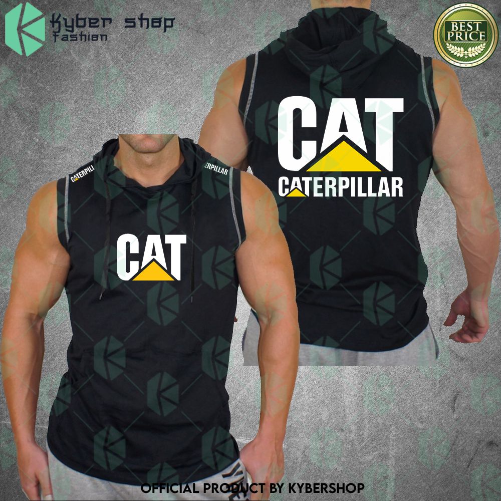 caterpillar sleeveless hoodie limited edition uksoh