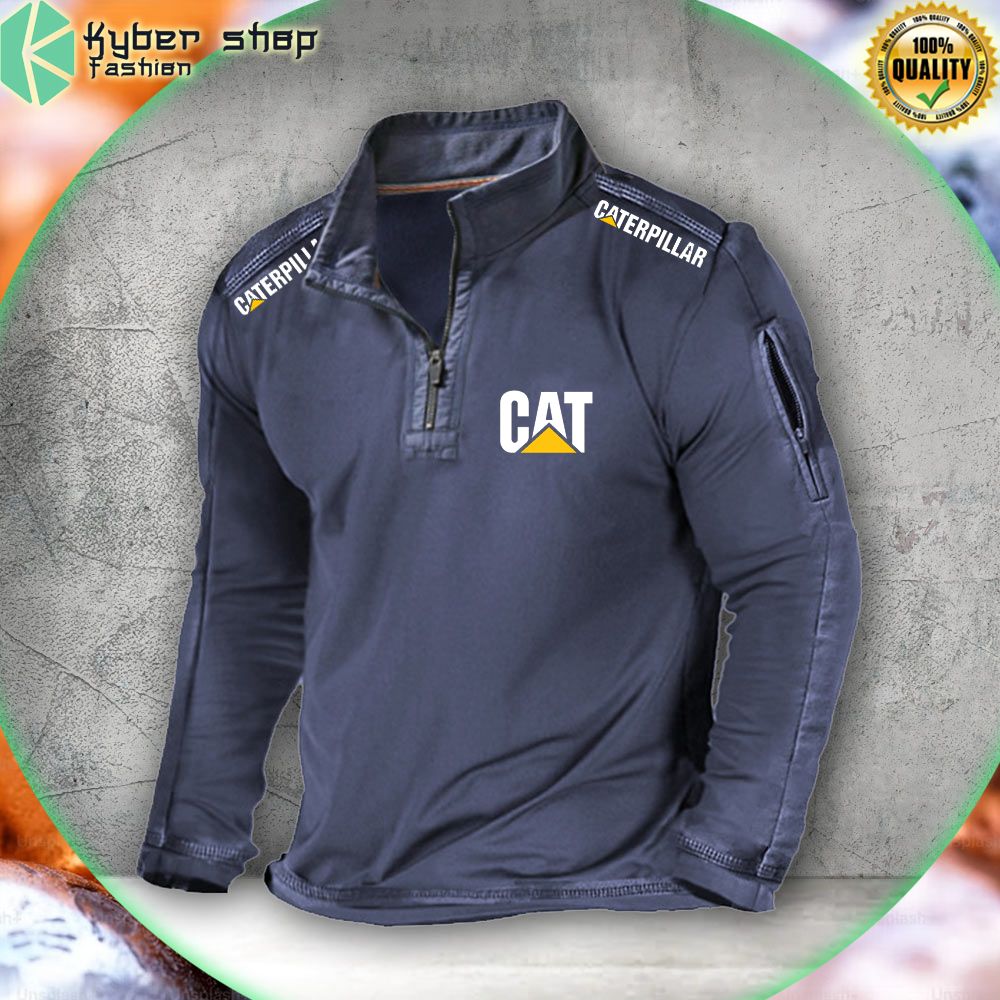 caterpillar waffle zip jacket limited edition h28iw