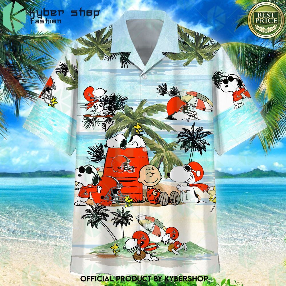 Cleveland Browns Snoopy Hawaiian Shirt - LIMITED EDITION