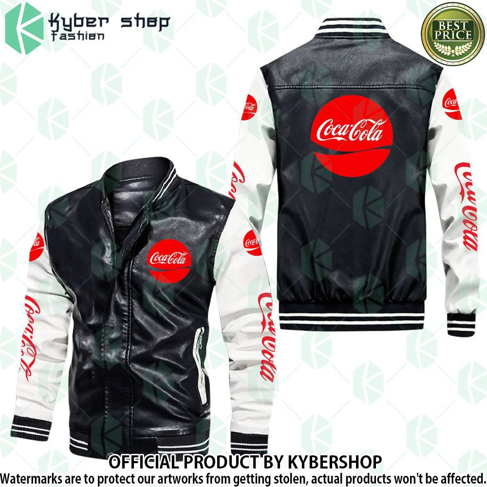 Coca-Cola Bomber Leather Jacket - LIMITED EDITION