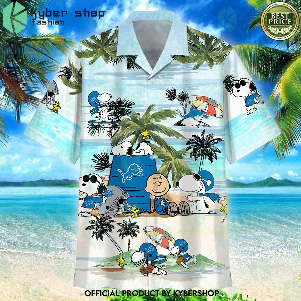 Detroit Lions Snoopy Hawaiian Shirt - LIMITED EDITION