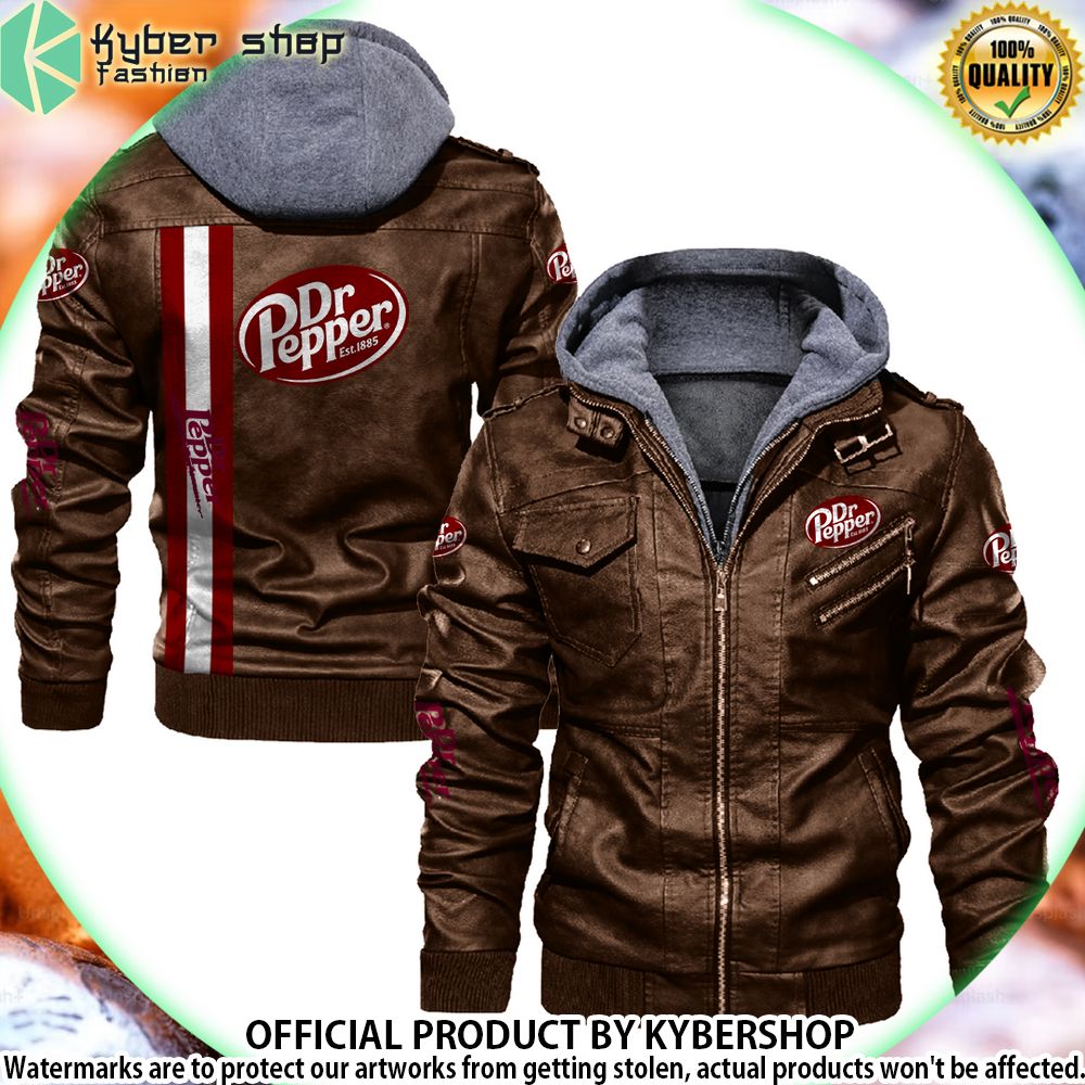 dr pepper leather jacket limited edition