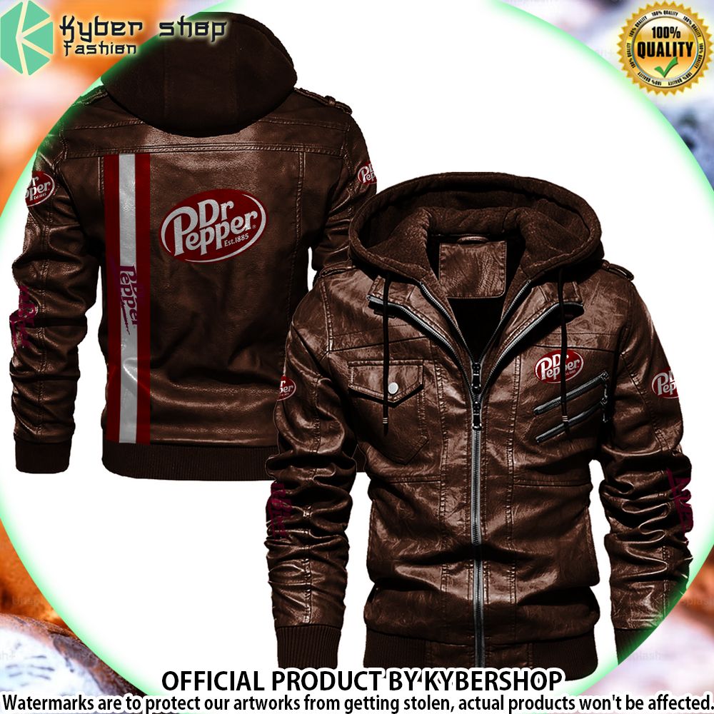 dr pepper leather jacket limited edition wckto