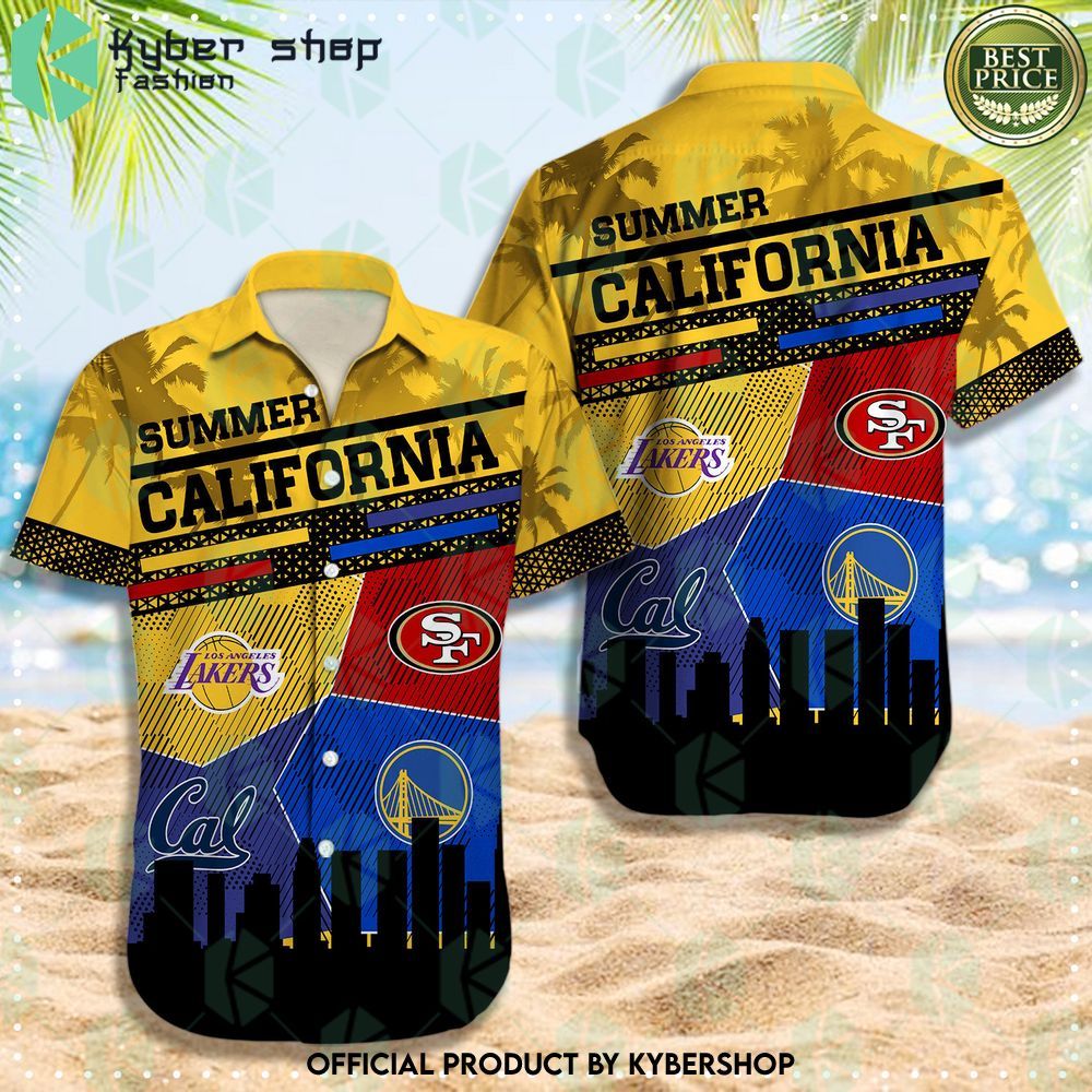 Golden State Warriors San Francisco 49ers California Golden Bears Los Angeles Lakers Hawaiian Shirt - LIMITED EDITION
