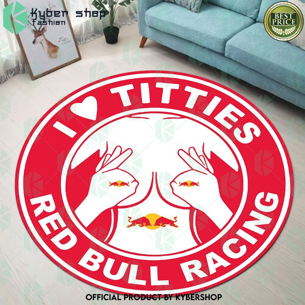 i love titties and red bull racing rug limited edition cobjw