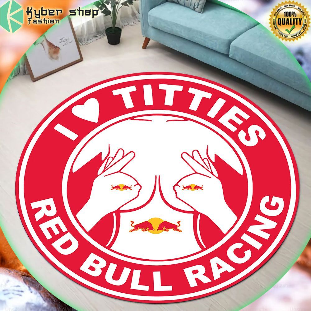 i love titties and red bull racing rug limited edition zmhh6