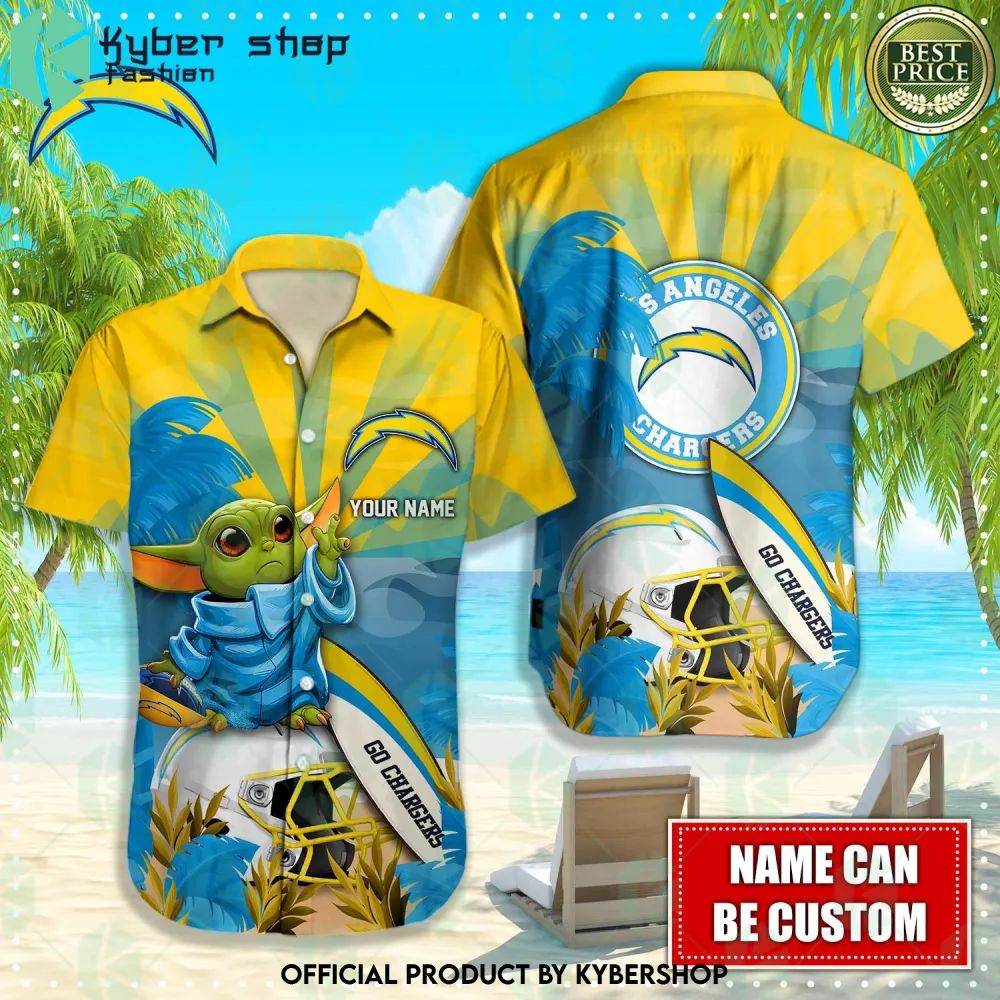 los angeles chargers custom hawaiian shirt limited edition hd0nm