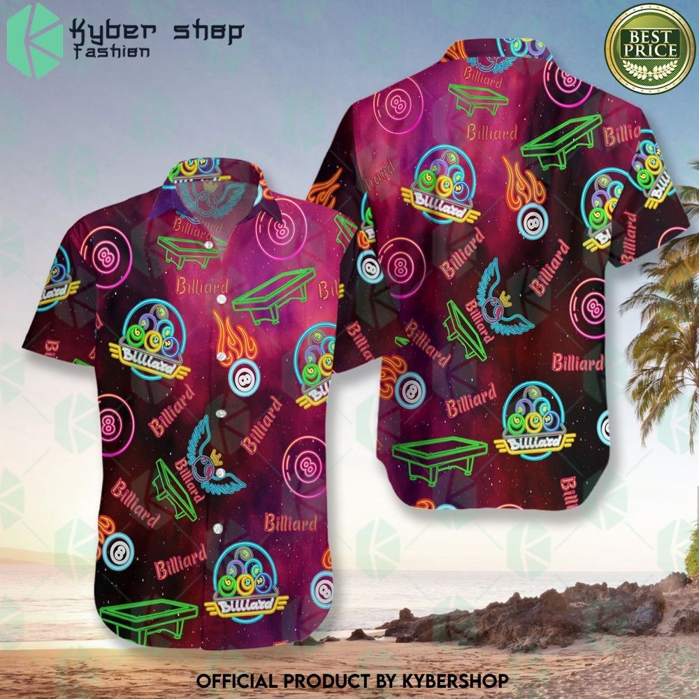 Neon Billiards Hawaiian Shirt - LIMITED EDITION