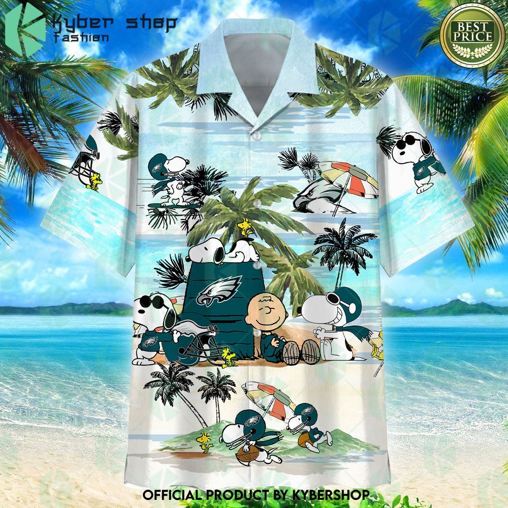 Philadelphia Eagles Snoopy Hawaiian Shirt - LIMITED EDITION