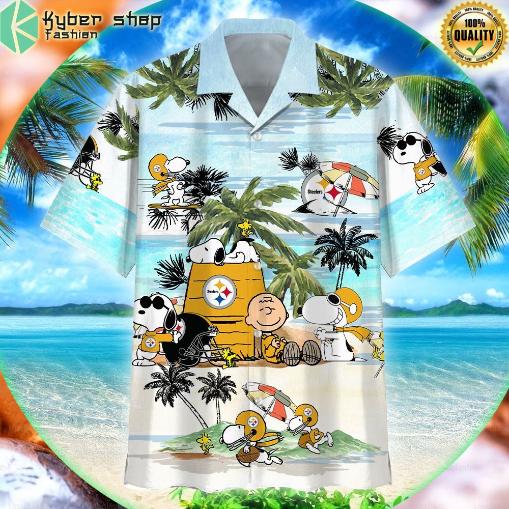 pittsburgh steelers snoopy hawaiian shirt limited edition