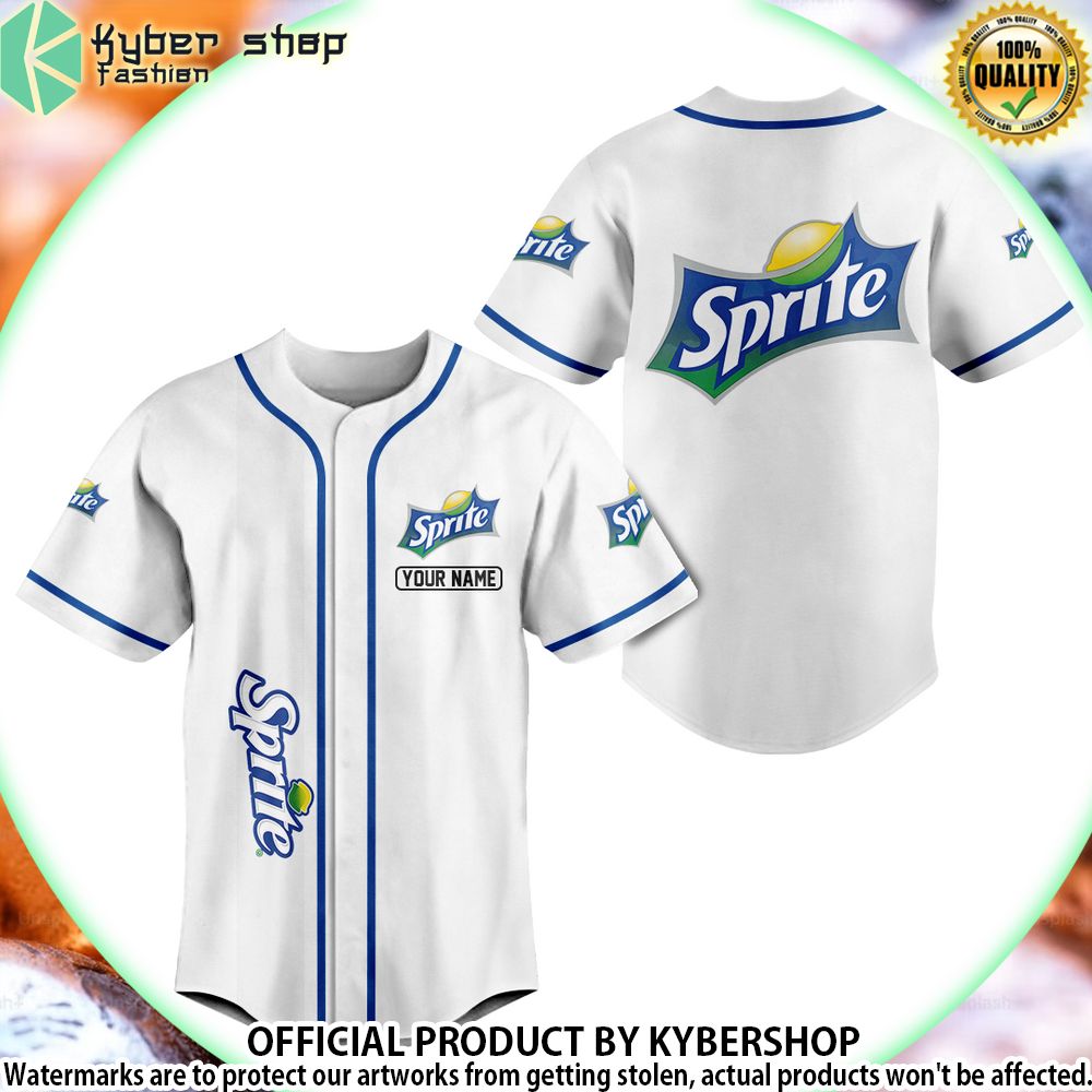 sprite custom baseball jersey limited edition