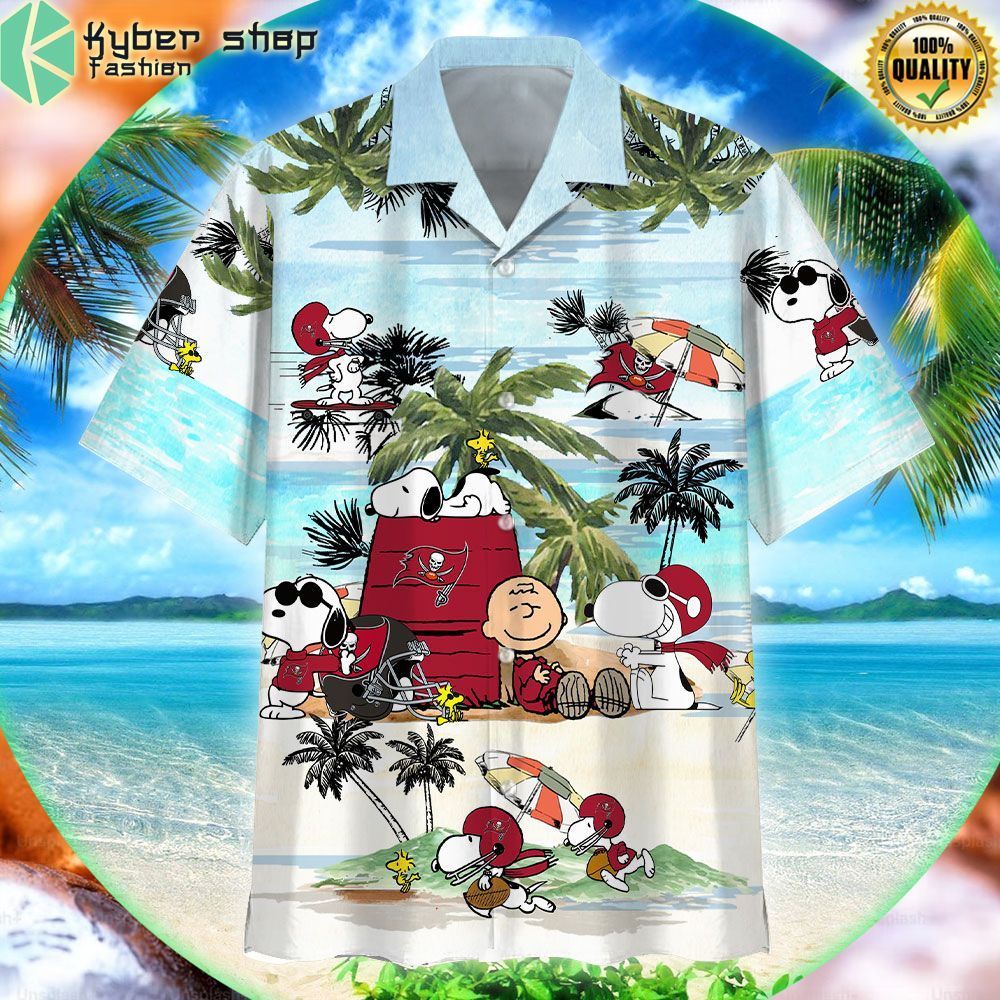 tampa bay buccaneers snoopy hawaiian shirt limited edition bkthc