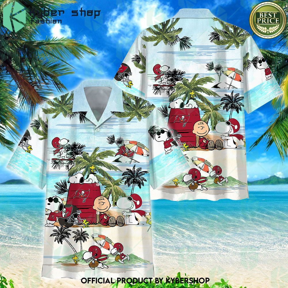 tampa bay buccaneers snoopy hawaiian shirt limited edition